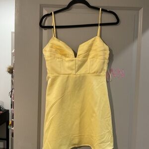 Princess Polly Sunny Yellow Dress